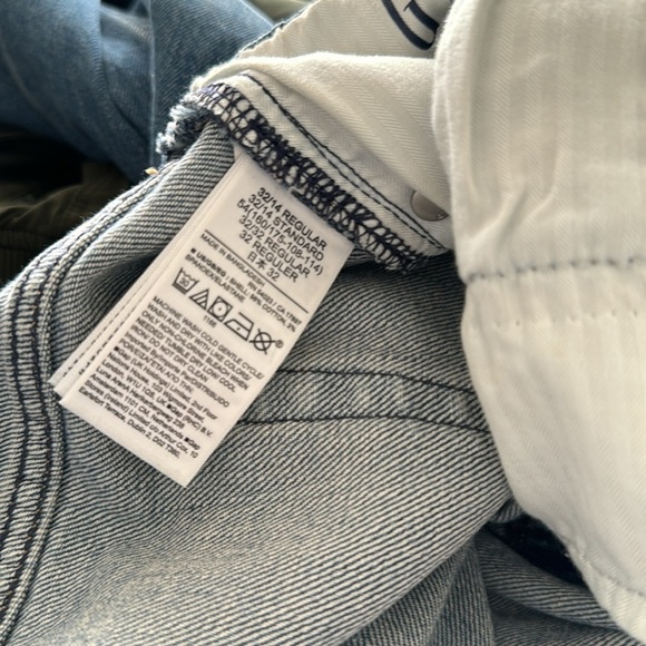 GAP CHEEKY STRAIGHT HIGH-RISE JEAN LIGHT INDIGO SIZE 32/14R - Picture 5 of 6